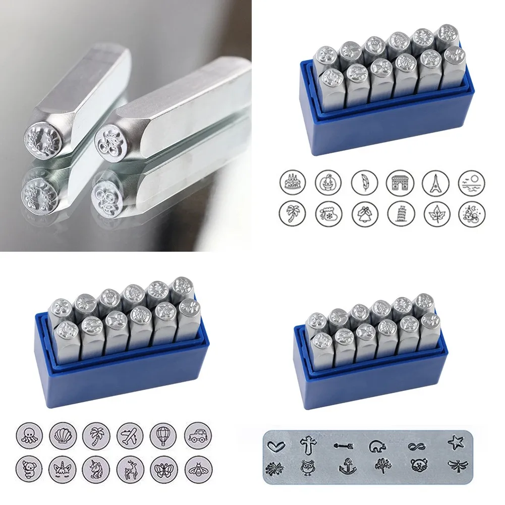 

Iron Metal Seal Stamps Set Including Letter Number Metal Steel Tag Pendant Stamping Tool Teaching Playing Jewelry Making Tool