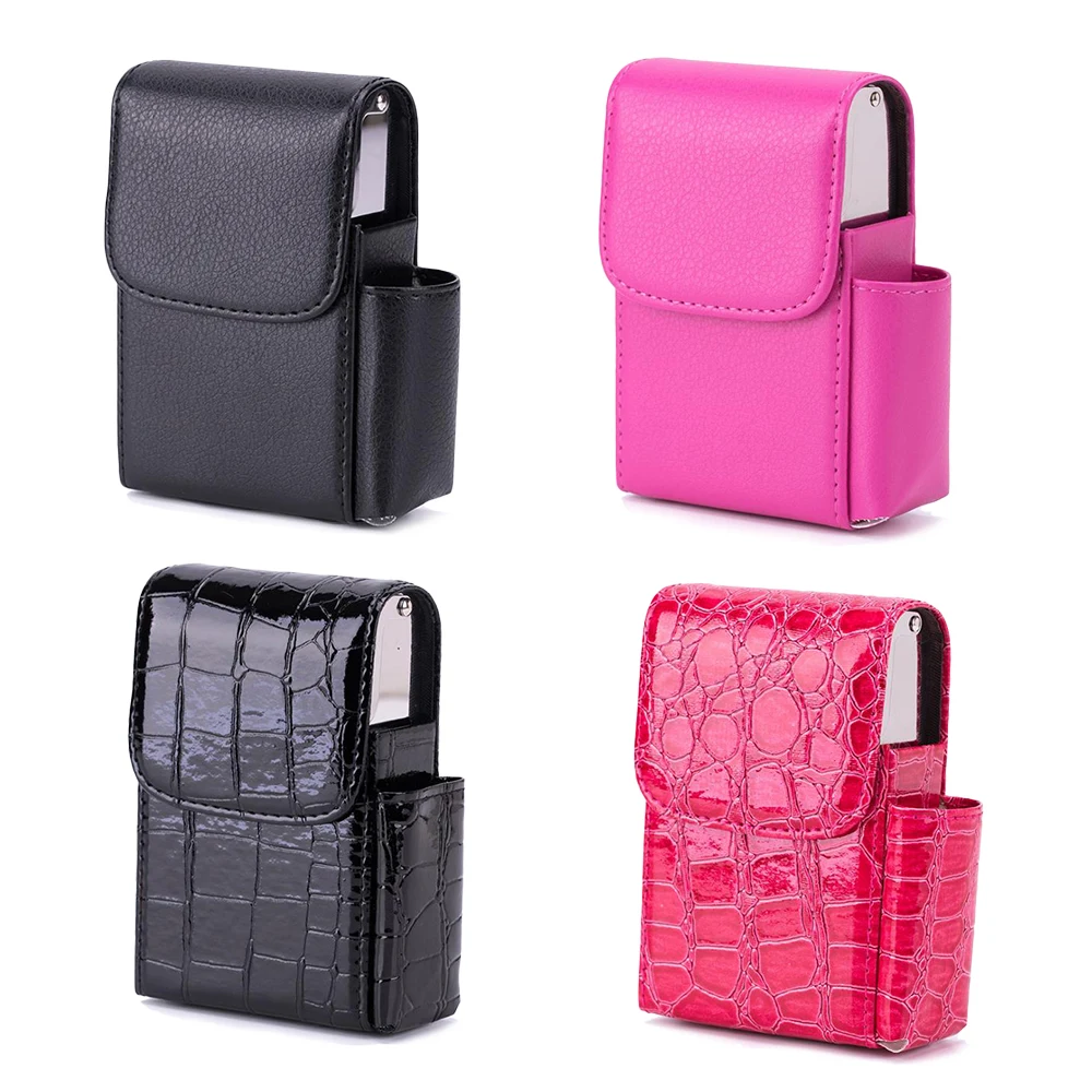 Держатель для сигарет из искусственной кожи/алюминий курильщик инструменты дыма