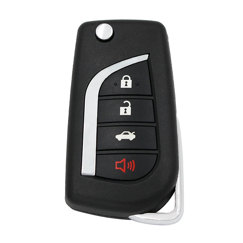Обновленный Флип дистанционный брелок для Toyota 4-Runner RAV4 Yaris 4 кнопки 314,2 МГц 2010-2015G чип FCC: HYQ12BBY B41TA B42TA