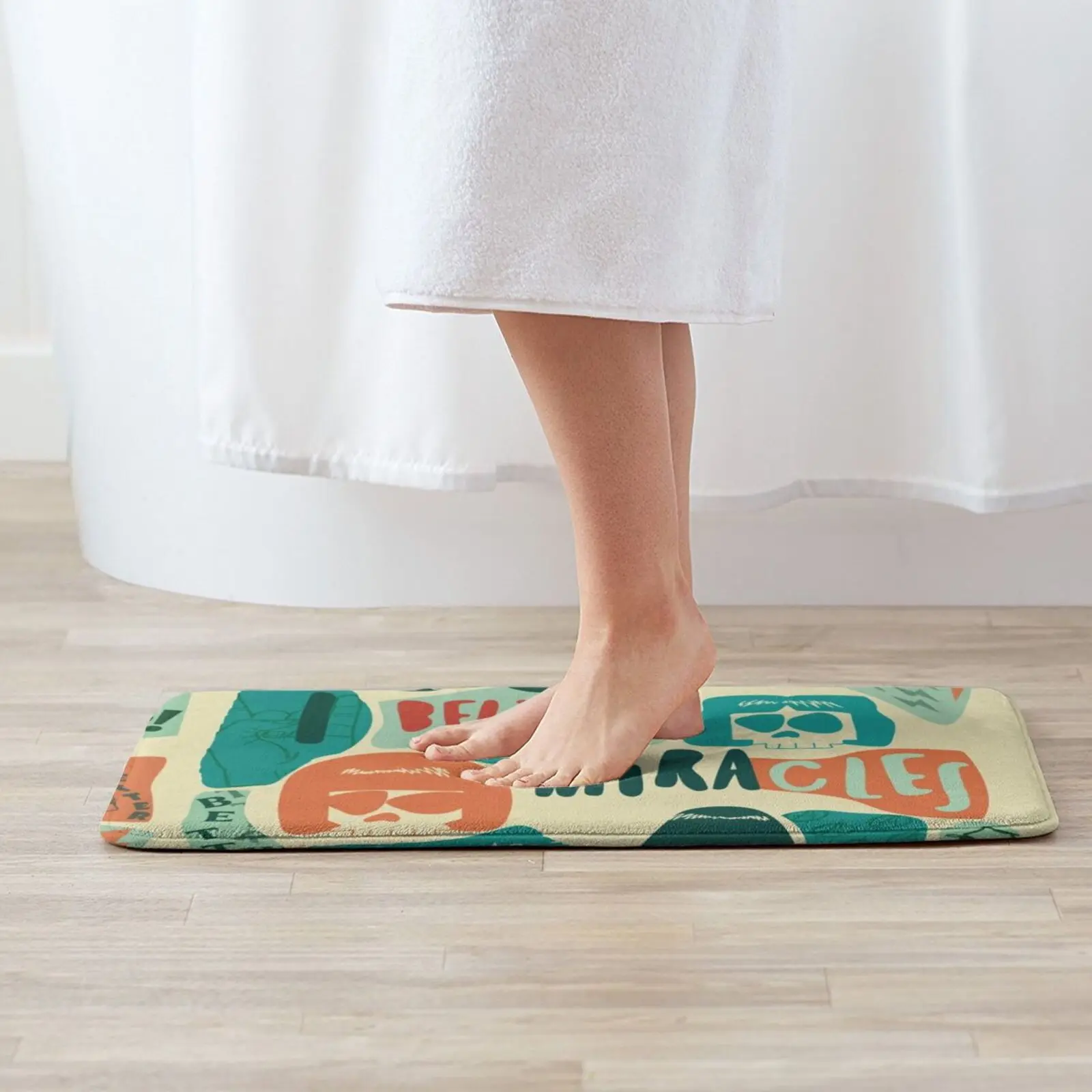 Коврик I верующие в чудеса коврик ковер Противоскользящий для входной двери
