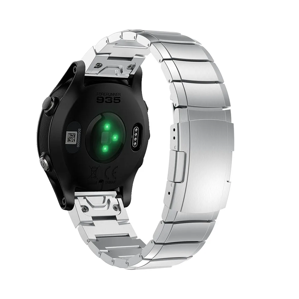 26 мм для Garmin Fenix 5X/5X Plus/Fenix 3/3HR/Quick Release Easy Fit часы из нержавеющей стали наручные мужские часы женский браслет