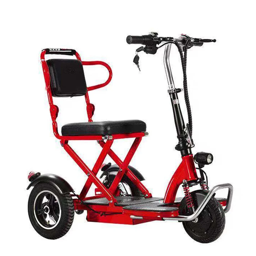 Новый мобильный трехколесный электрический скутер для взрослых портативный