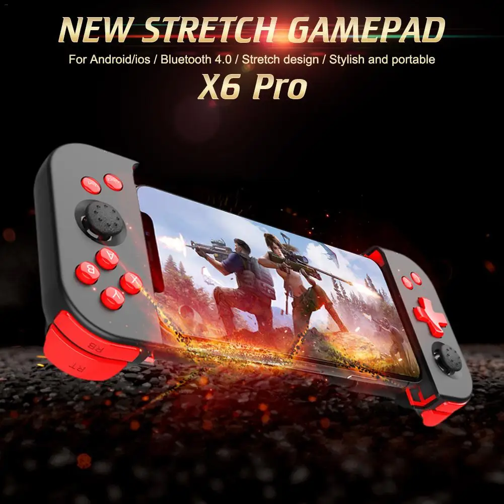 Беспроводной Bluetooth геймпад Red Warrior X6 Pro джойстик мобильный телефон игровой