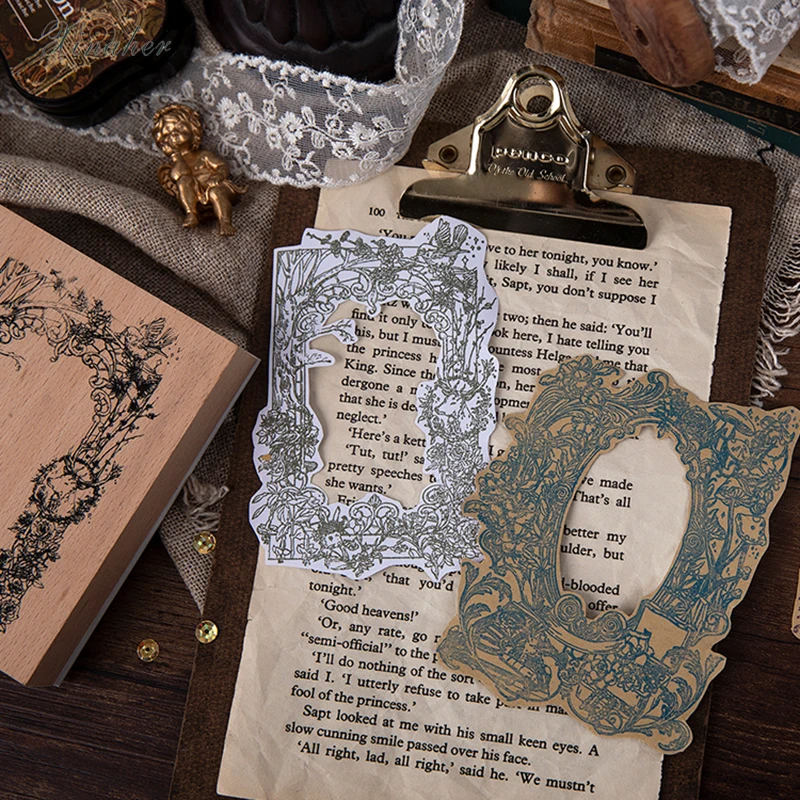 XINAHER Vintage Dream roaming frame decoration stamp wooden rubber stamps for scrapbooking stationery DIY craft standard | Дом и сад