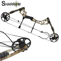 1pc 15 70lbs archery compound bow carbon fiber bow limbs aluminum alloy body powerful practice shooting hunting accessories