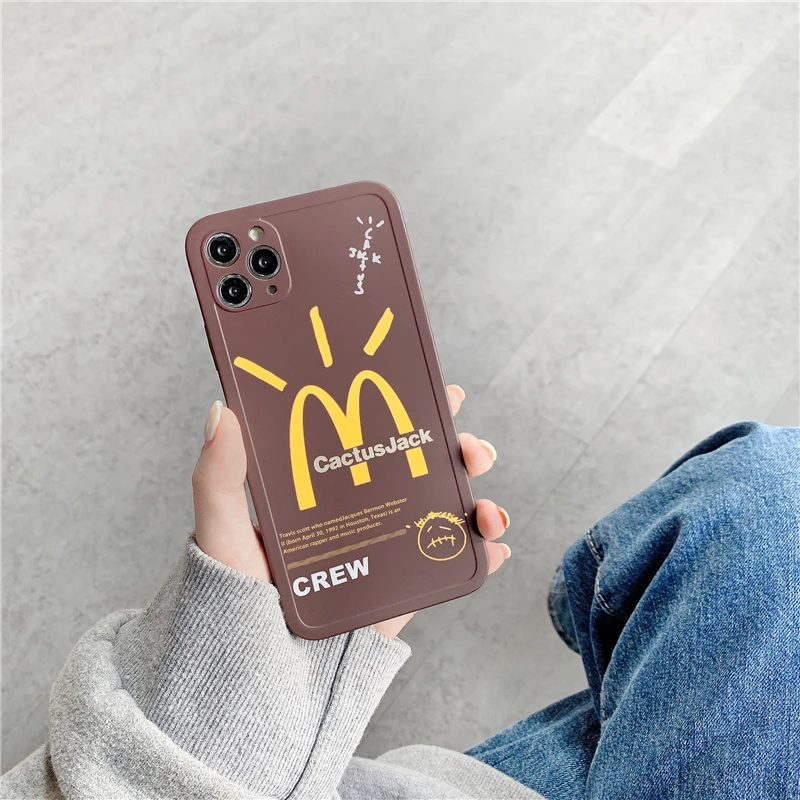 travis scott cactus jack iphone 11 case high quality silicone case for iphone 12 pro max 11 pro 7 8 x xs xr free global shipping