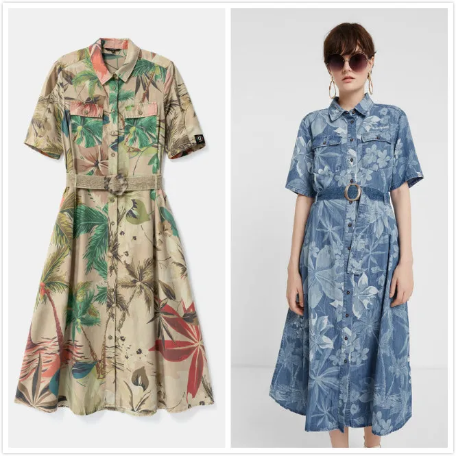 Камуфляжное облегающее модное платье в испанском стиле с коротким