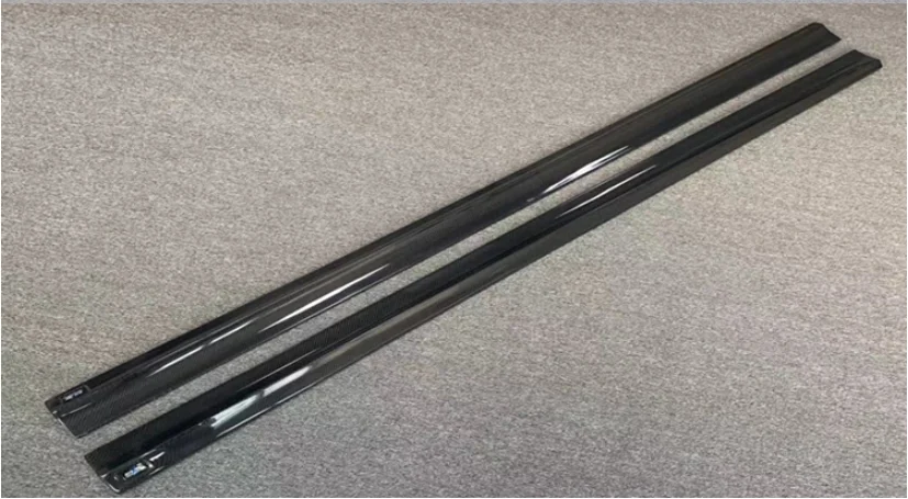 Высококачественные боковые юбки из углеродного волокна для Mercedes-Benz W204 C63 2/4door