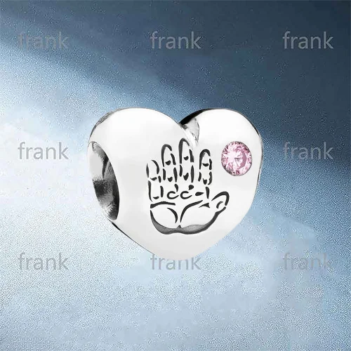 

791280PCZ Baby Girl Charm, Pink CZ