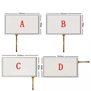 155*88 мм тачскрин, аналагово-цифровой преобразователь для HSD062IDW1 6,2 дюймов Автомобильный DVD с сенсорным экраном