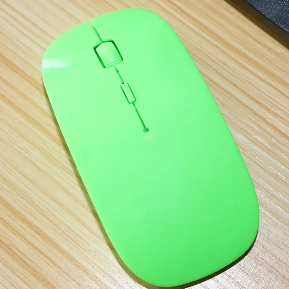 

Ultra Thin Noiseless USB Optical Wireless Mouse 2.4G Receiver 3 Adjustable DPI 800/1200/1600 Mouse For Laptop Notebook PC