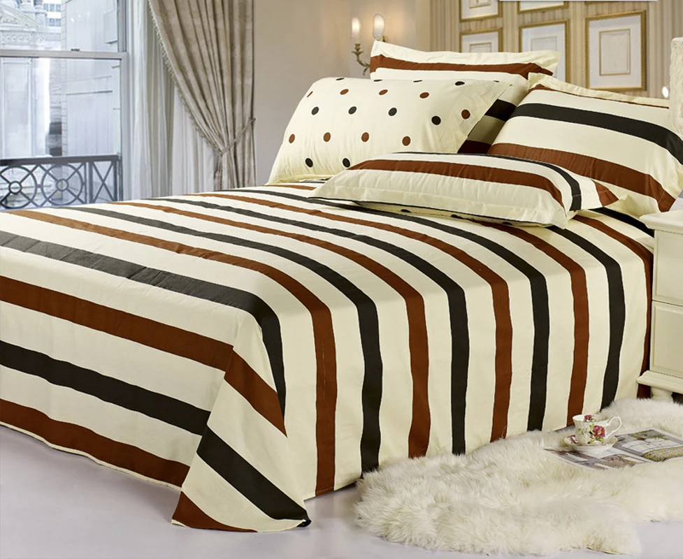

Bedroom Single Double 100% Cotton Bed Sheet Bed Linens Twin Full Flat Bed Sheets Bedding Bedclothes Bedsheet 160*230cm 180*230cm