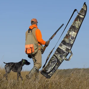 130 см чехол для тактической винтовки 600D Ткань Оксфорд Camo для охотничьего ружья в стиле милитари Чехол плечевой ремень Скрытая кобура Сумка для принадлежностей чехол для ружья сумка для охотывоенное дело военное де