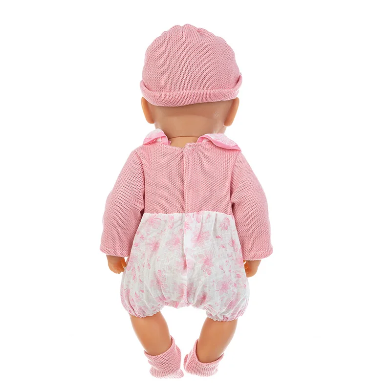 Новинка 2021 подходит для новорожденных аксессуары кукол 18 дюймов одежда красная и