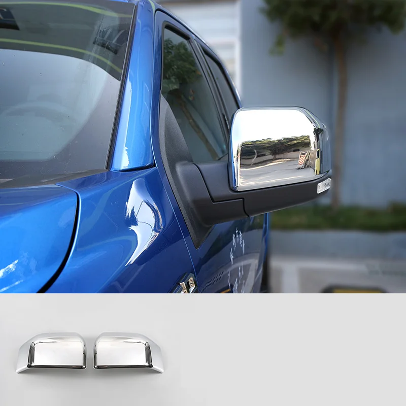 Lsrtw2017 abs Автомобильная крышка заднего вида хромированная отделка для Ford F150 F-150 2015