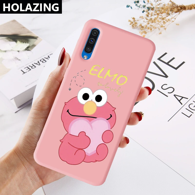 Цветной силиконовый чехол для Samsung Galaxy A10 A20 A20S A50S A30 A30S A10S A70 M30 мультяшный с