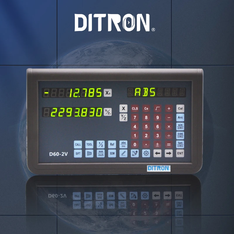 Магнитная шкала DRO 3 оси D60 модель с 2 шт. IP67 0 1100 мм для токарного станка|Приборы