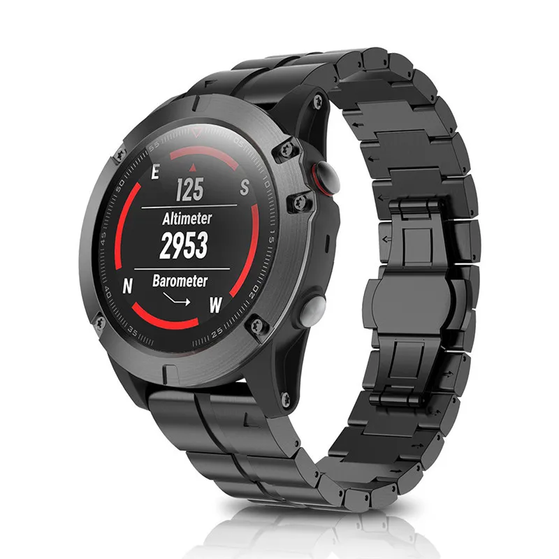 Более жесткий ремешок из титанового сплава для Garmin Fenix 5X быстрая установка