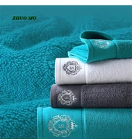 2pcs 5 star luxury hotel satin towel bathroom 100 cotton couple gift shower for home 3578 cm white blue gray 3 colour towel