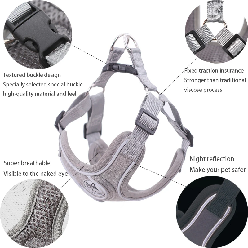 Аксессуары для домашних питомцев светящаяся Регулируемая шлейка собак щенков