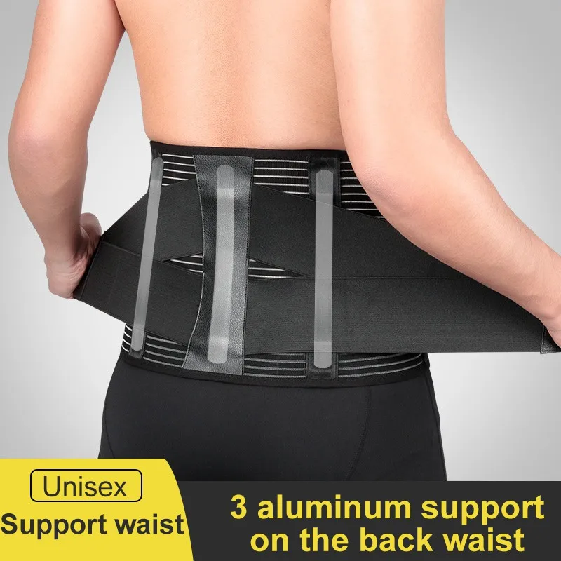 

Waist Support Belt Adjustable Compression Lumbar Wrap Brace Protection Exercise Fitness Sportswear Accessories