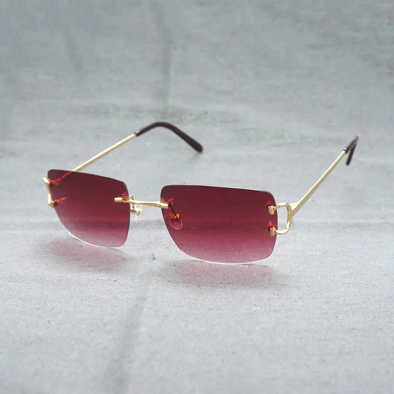 Винтажные квадратные с образные солнцезащитные очки для мужчин металлическая