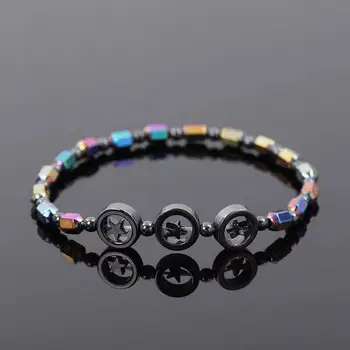 Weight Loss Bracelet - Round Magnetic Colorful Stone 4