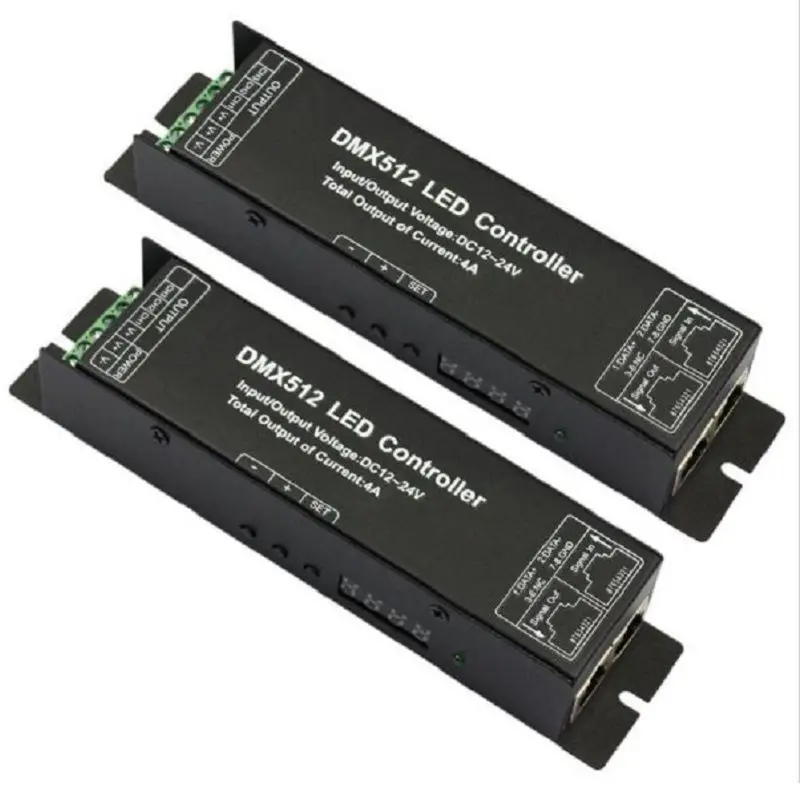 Драйвер декодера Dmx 512 контроллер Dmx512 Rgbw для светодиодной ленты 12-24 В | Электроника