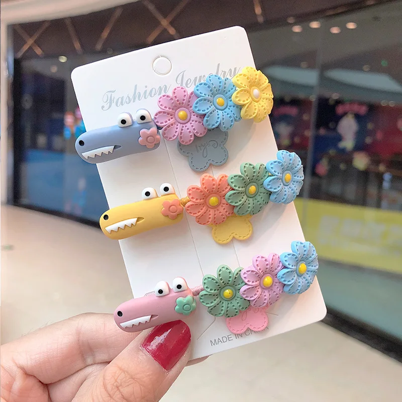 

1Pcs Women Girls Cartoon Flower Cute Child Baby Head Rope Tied Hair Rubber Band Hair Rope Female Hair Accessories