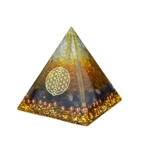 new original natural amethyst citrine energy orgon pyramid crystal ornaments yoga meditation healing tools home jewelry decor