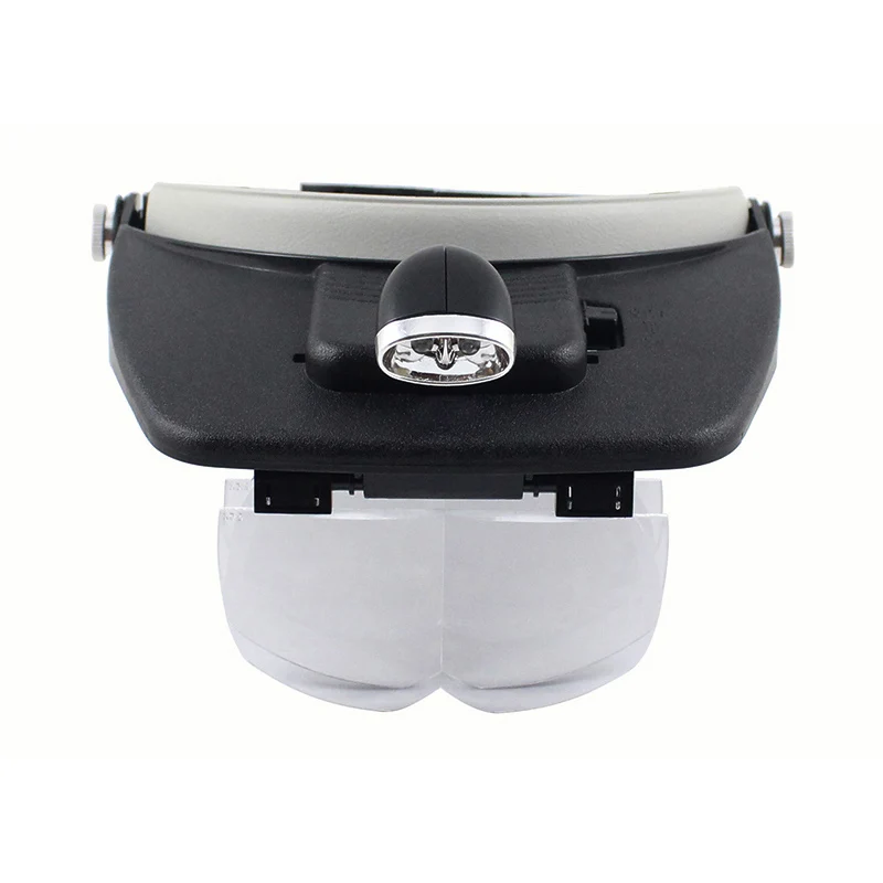 Повязка На Голову лупа лампа со светодиодной подсветкой ремонт чтение ювелирное