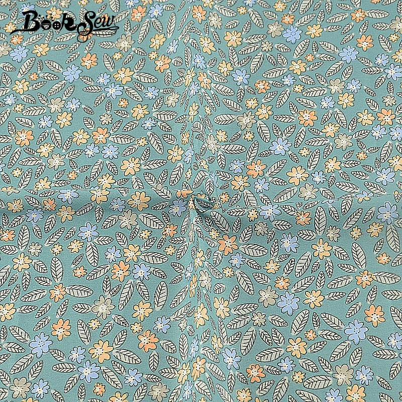 Booksew 6 PCS/lot 40x 50cm Scrapbooking Patchwork DIY Sewing Material Textile Tissu Coton Floral Fabric Cotton Twill Cloth