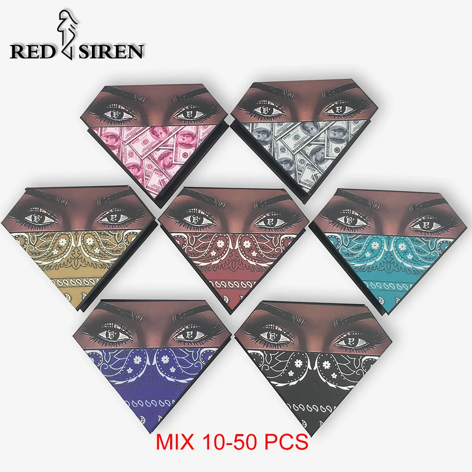 

Упаковка для ресниц 5-50 шт., оптовая продажа, пустые коробки для упаковки ресниц, ромбовидные нестандартные 25 мм норковые Чехлы Lasehs, упаковка ...