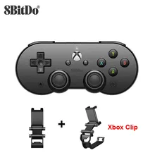 8BitDo SN30 Pro Bluetooth Game Controller Gamepad for Xbox Cloud Gaming on Android Mobile Phone Holder Clip for Xbox Controller