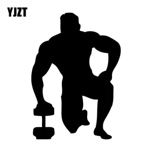 YJZT 11,7 см * 16,5 см украшение окна для бодибилдинга, наклейка с животными, аксессуары для автомобиля, черныйсеребристый, с рисунком в виде животного, для украшения автомобиля, украшение на окно, украшение на автомобиль