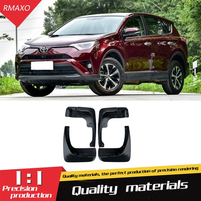 

For Toyota RAV4 2016-2017 Mudflaps Splash Guards Front With the color and rear Mud Flap Mudguards Fender Modified special