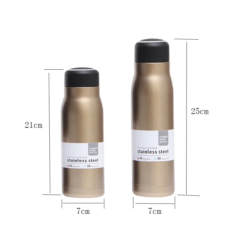 

Portable Thermos Coke Bottle 304 Stainless Steel Water Bottle Vacuum Flasks Insulated Cup Students Travel Milk Mug 350ml/500ml