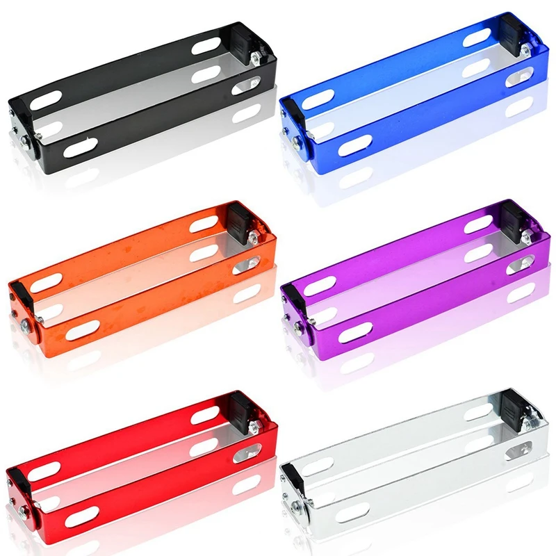 

M C Universal Motorcycle License Plate Frame Adjustable Movable Motorbike License Plate Holder Scooter Autorcycle Accessories