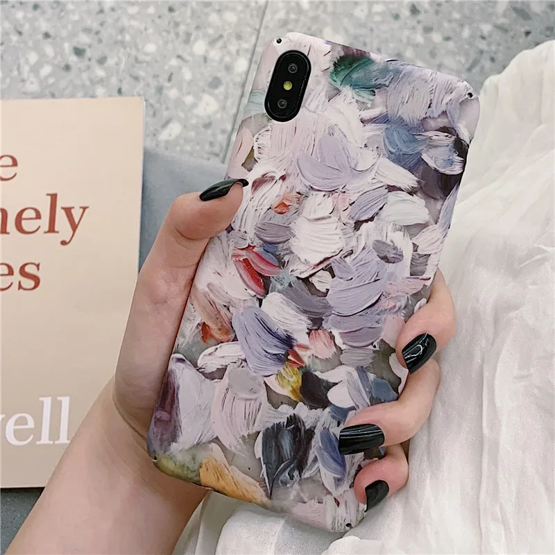 Художественный чехол для телефона с цветочным рисунком и листьями восхода