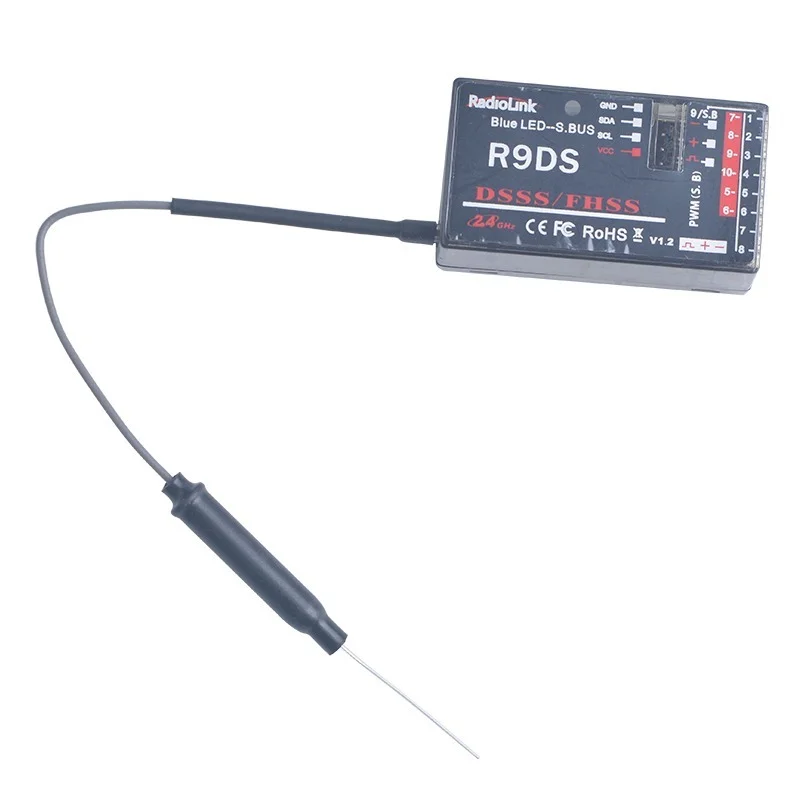 

Radiolink AT9S 2.4G 9CH System Transmitter with R9DS Receiver AT9 Remote Control For Quadcopter Helicopter