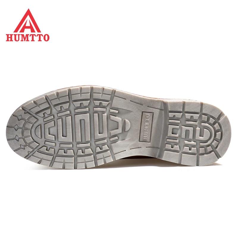 Мужские и женские кожаные треккинговые ботинки HUMTTO зимние спортивные высокого
