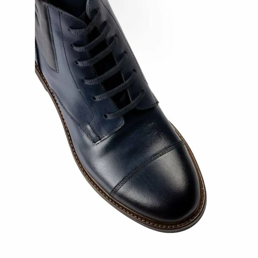 

Men Boots Deery, Genuine Leather Blue Men'S Boots