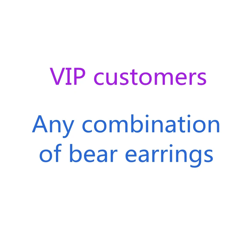 

Any color of bear earrings