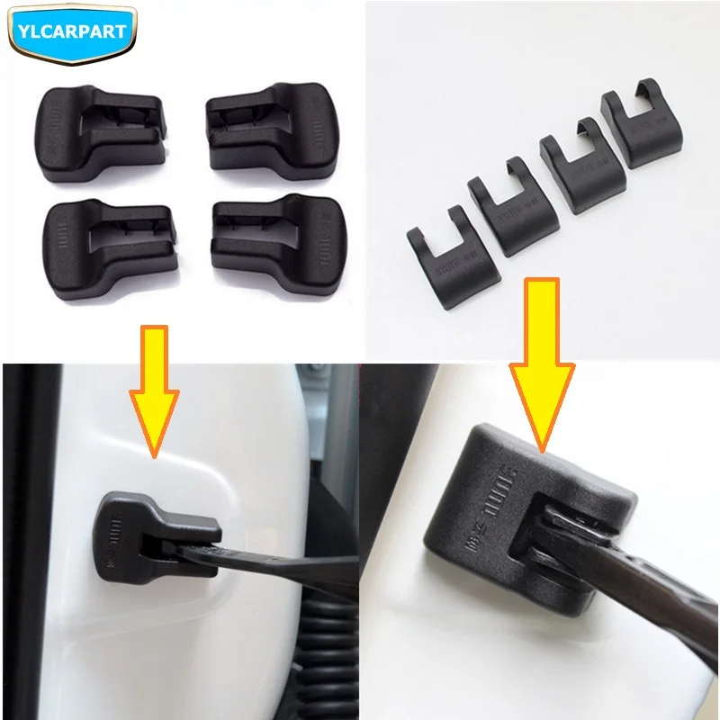 Для Geely Emgrand 7 EC7 EC715 EC718, EC7-RV EC715-RV EC718-RV, автомобильный ограничитель открывания двери Крышка, автомобильные аксессуары 3D наклейки
