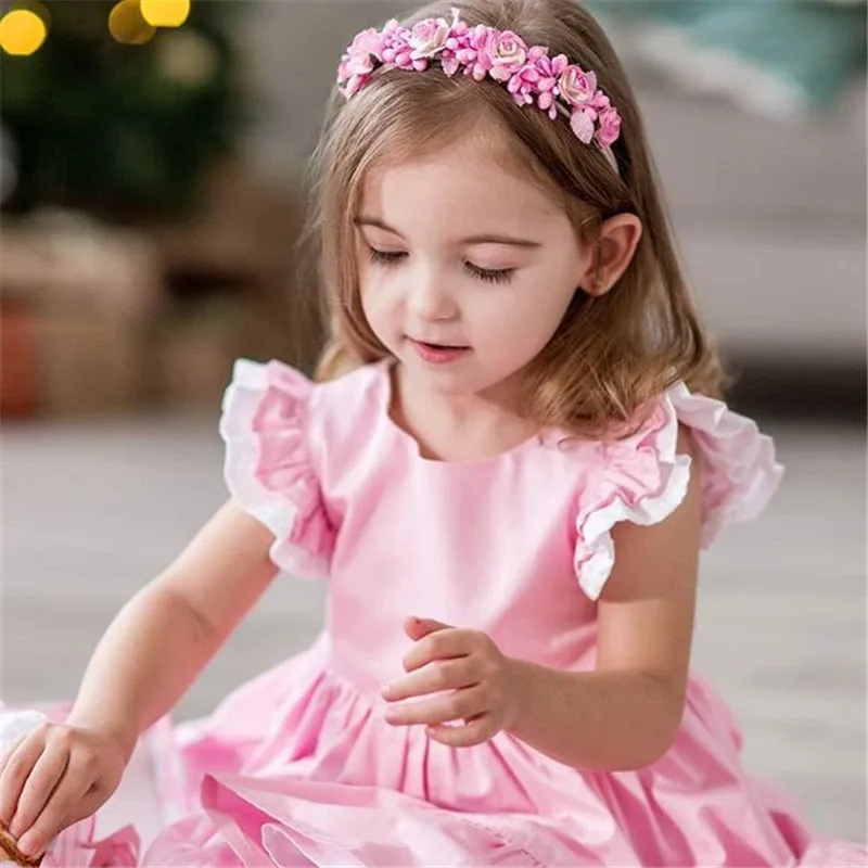 

1-6T Toddler Kids Baby Girls Princess Party Pageant Gown Tutu Dress Sundress Clothes Dresses