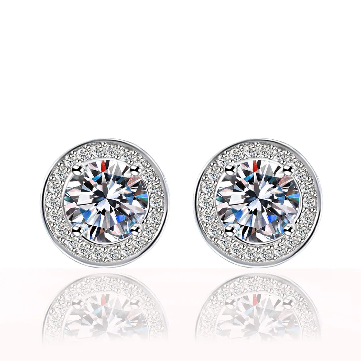 

2021 High Quality Fashion Earrings s925 Sterling Silver Earrings CZ Crystal Stone For Women Earrings Mother's Day Gift Jewelry
