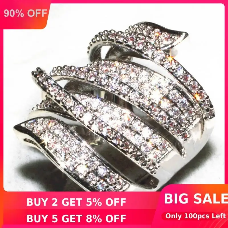 Женское кольцо из серебра 925 пробы обручальное кольцо|Кольца| |