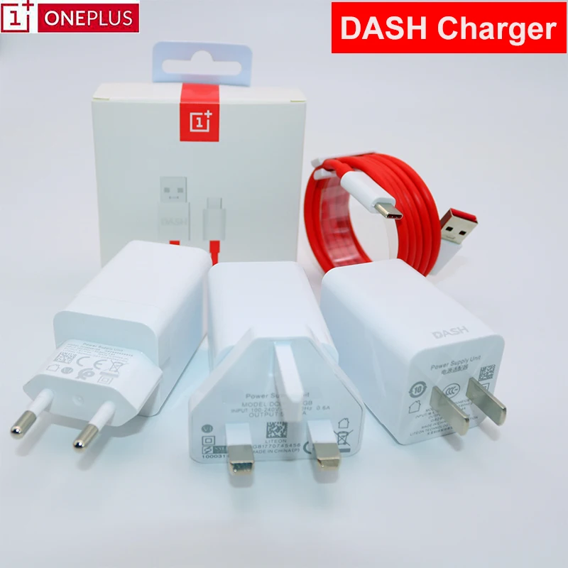 Оригинальное зарядное устройство ONEPLUS 6T EU 5 В/4A быстрая зарядка 1 м USB кабель typec