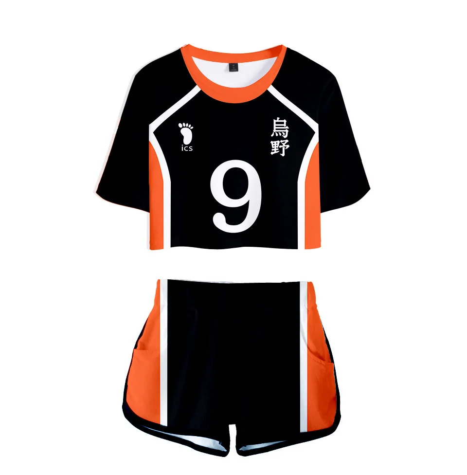 Аниме Haikyuu Cosplay Костюм волейбол несовершеннолетних шорты с героями мультфильмов