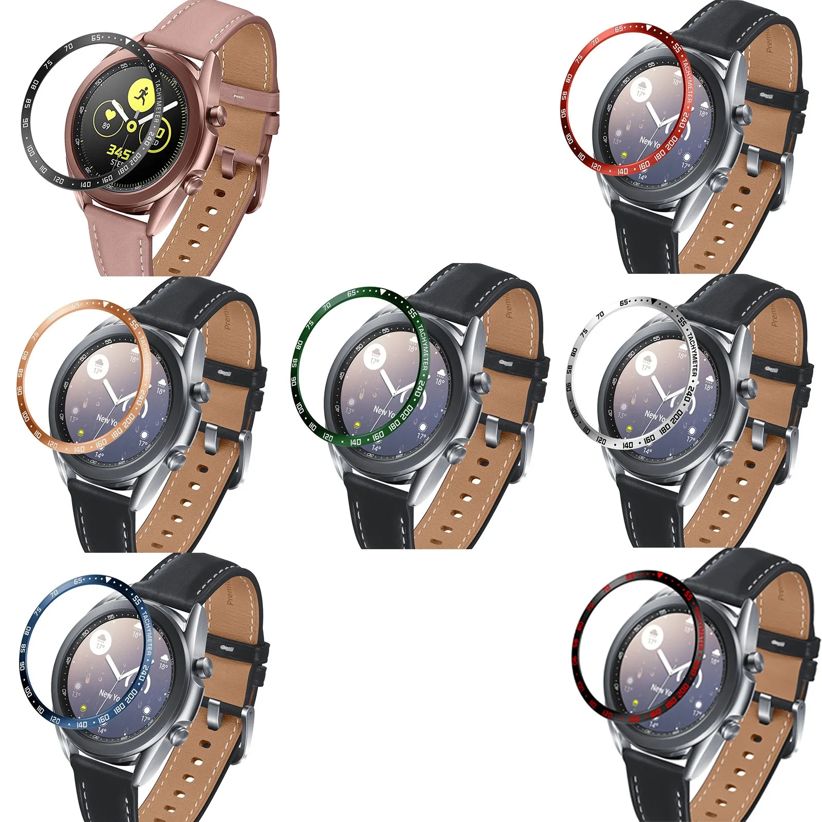 

Для Samsung Galaxy Watch 3 41 мм металлическая рамка Стайлинг кольцо рамка чехол Защита из нержавеющей стали рамка кольцо новинка #3